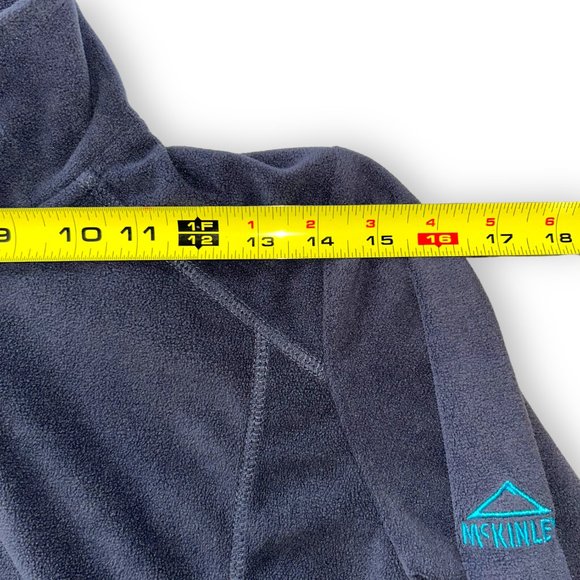 🍃2/$20🍃 McKinley Kids Zipup Fleece Jacket, Graphite, Large - Picture 9 of 10